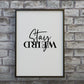Quote Print | Stay Weird | Funny Print - Dinky Designs