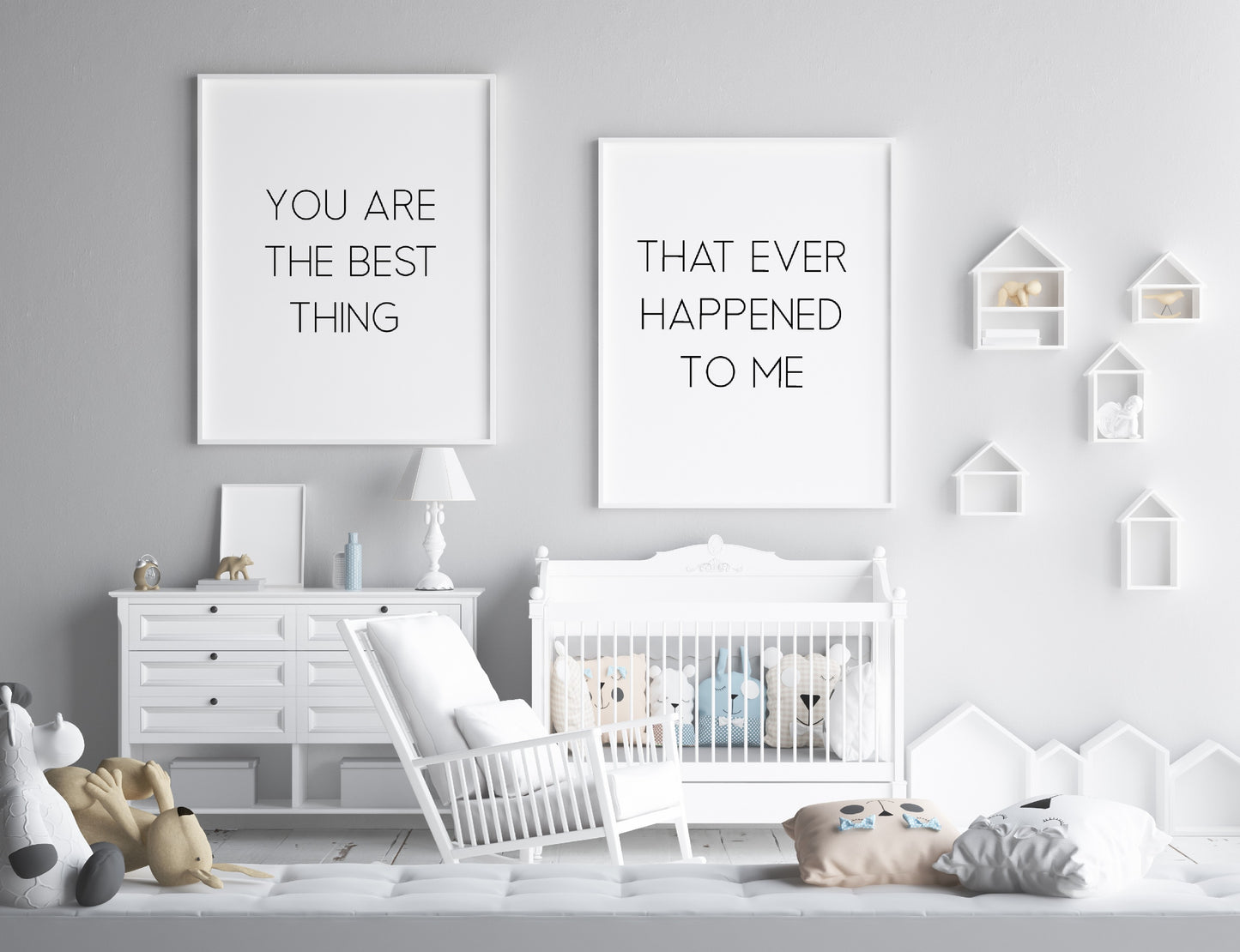 Nursery Prints | You Are The Best Thing That Ever Happened To Me | Set Of Prints  | Quote Prints