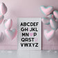 Alphabet Print | I Love You Print | Quote Prints | I Love You Gift
