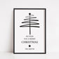 Christmas Print | We Wish You A Merry Christmas | Christmas Décor | Personalised Christmas Print