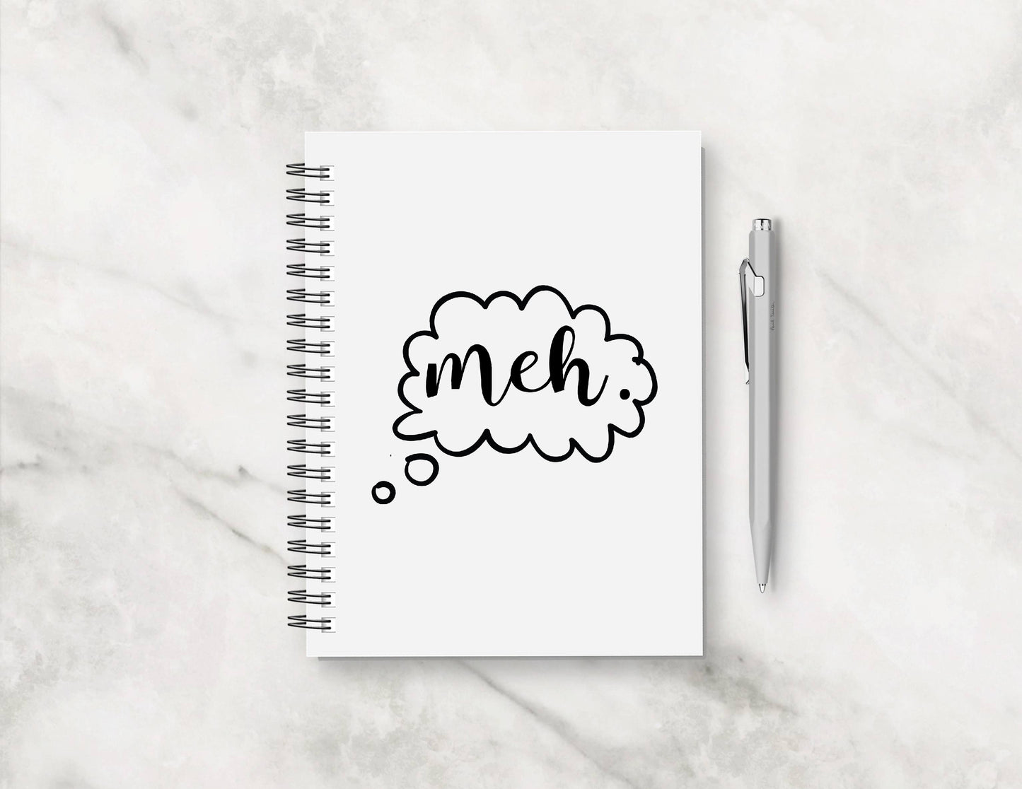 Quote Notebook | Meh Quote Notebook | Notebook Gift