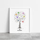 Family Print | My Grandchildren | Family Tree Print | Personalised Print