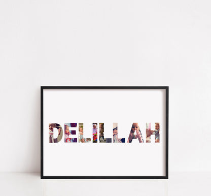 Personalised Name Print | Name Image Print | Personalised Gift