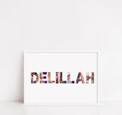 Personalised Name Print | Name Image Print | Personalised Gift