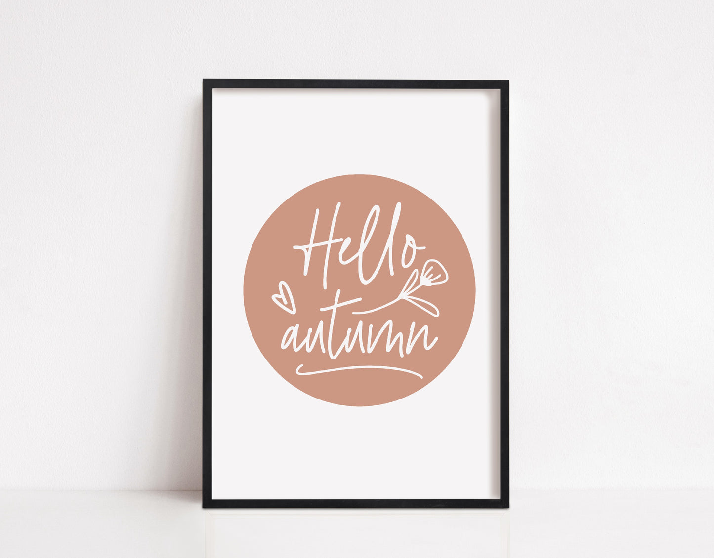 Seasonal Print | Hello Autumn | Quote Print