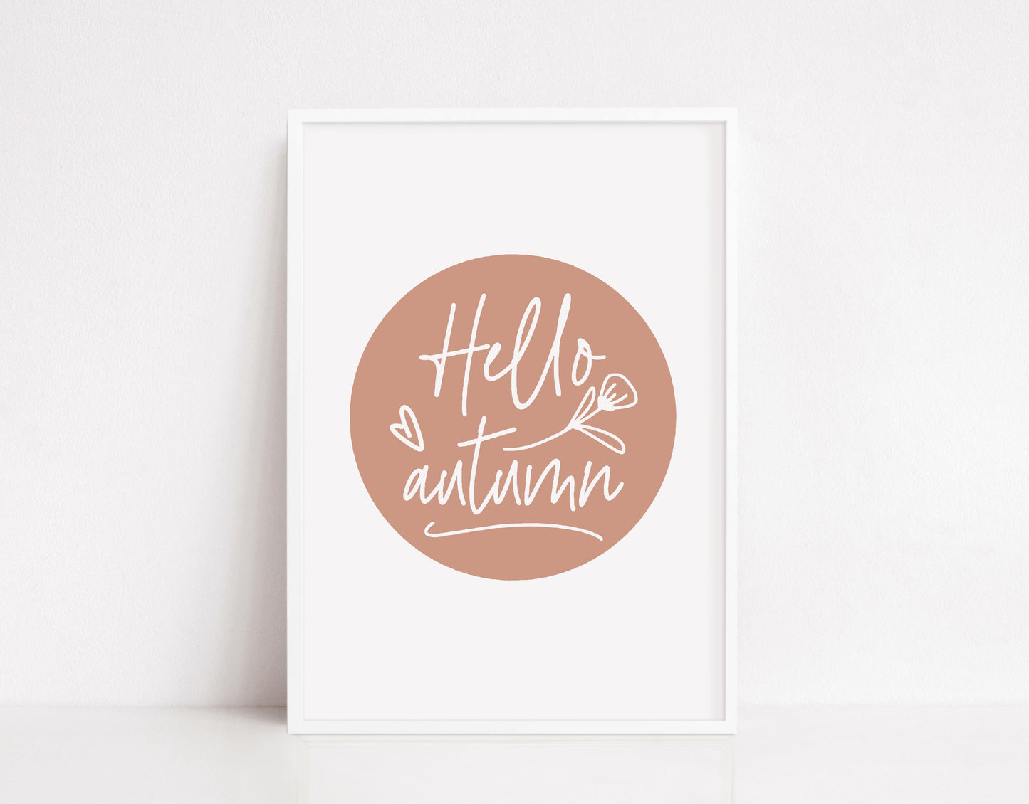 Seasonal Print | Hello Autumn | Quote Print