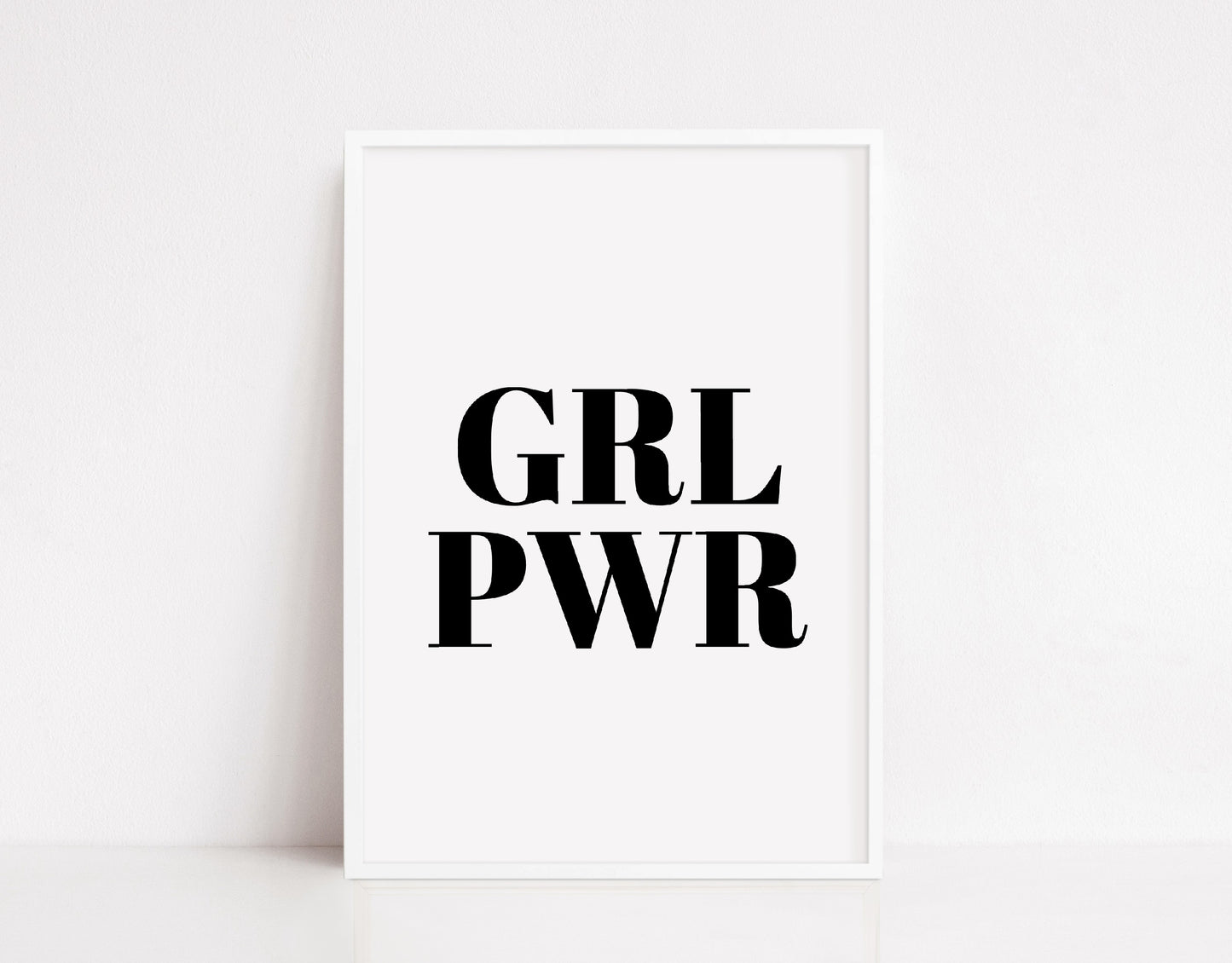Quote Print | GRL PWR | Girly Print | Girl Power Print