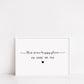 Family Print | This Is Our Happy Place | Personalised Print