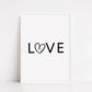 Quote Print | Love | Home Print | Couple Print
