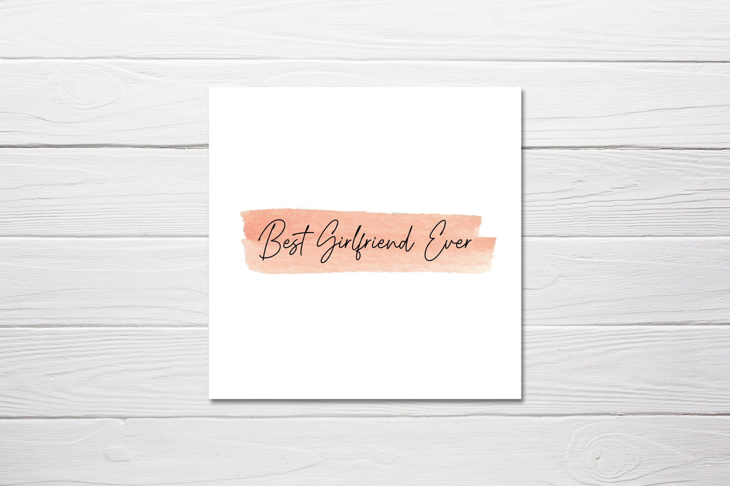 Birthday Card | Best Girlfriend Ever | Girlfriend Card | Valentines Day Card | Anniversary Card