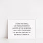 Kitchen Print | I Love The Smell Of Freshly Brewed Coffee In The Morning. And I Love The Sound Of No One Talking To Mr While I Drink It | Quote Print