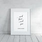 Couples Print | ... And Then I Met You Personalised Print | Love Print