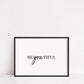 Quote Print | BeYOUtiful | Positive Print | Motivational Print | Inspirational Print