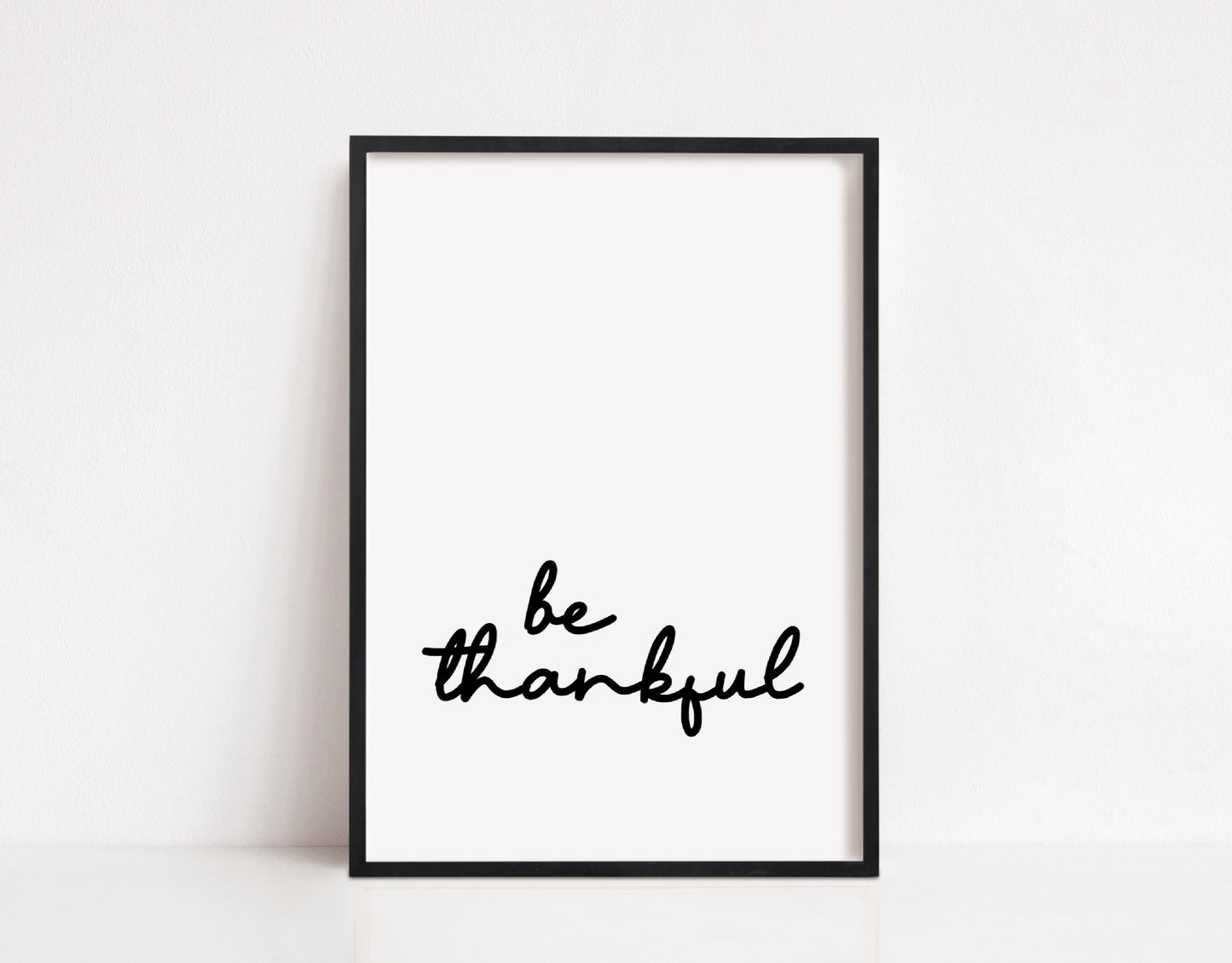 Quote Print | Be Thankful | Positive Print