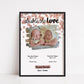 Newborn Print | Double The Love Twins | New Baby Gift | New Baby Print