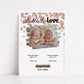 Newborn Print | Double The Love Twins | New Baby Gift | New Baby Print