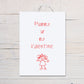 Valentines Card | Mummy, Ur My Valentine | Cute Card | Mummy Valentine Card