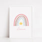 Personalised Print | Rainbow Print | Nursery Print