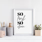 Bathroom Print | So Fresh, So Clean | Quote Print | Bathroom Decor