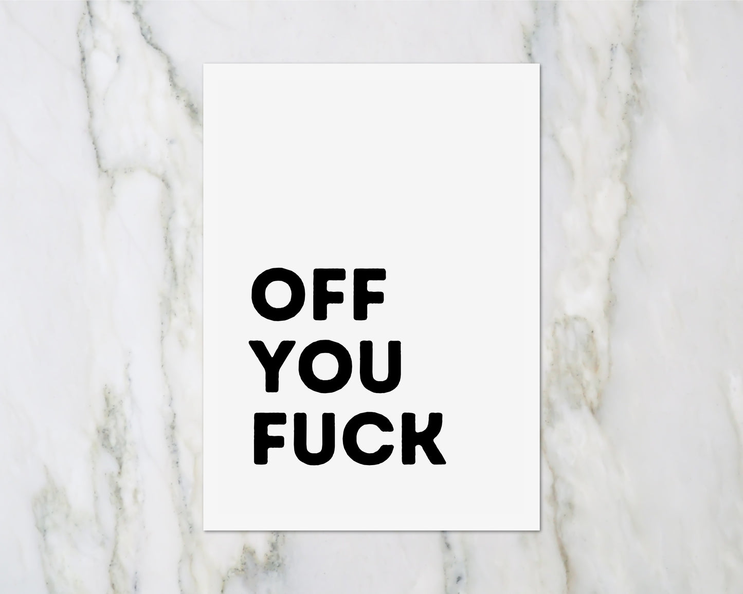 New Job Card | Off You Fuck | Funny Card