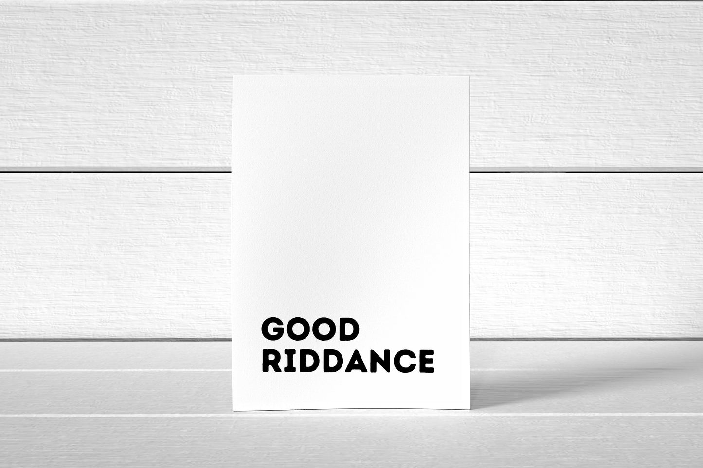 New Job Card | Good Riddance | Funny Card
