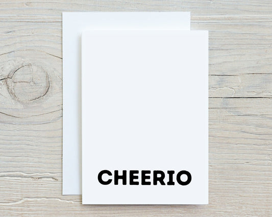 New Job Card | Cheerio | Funny Card