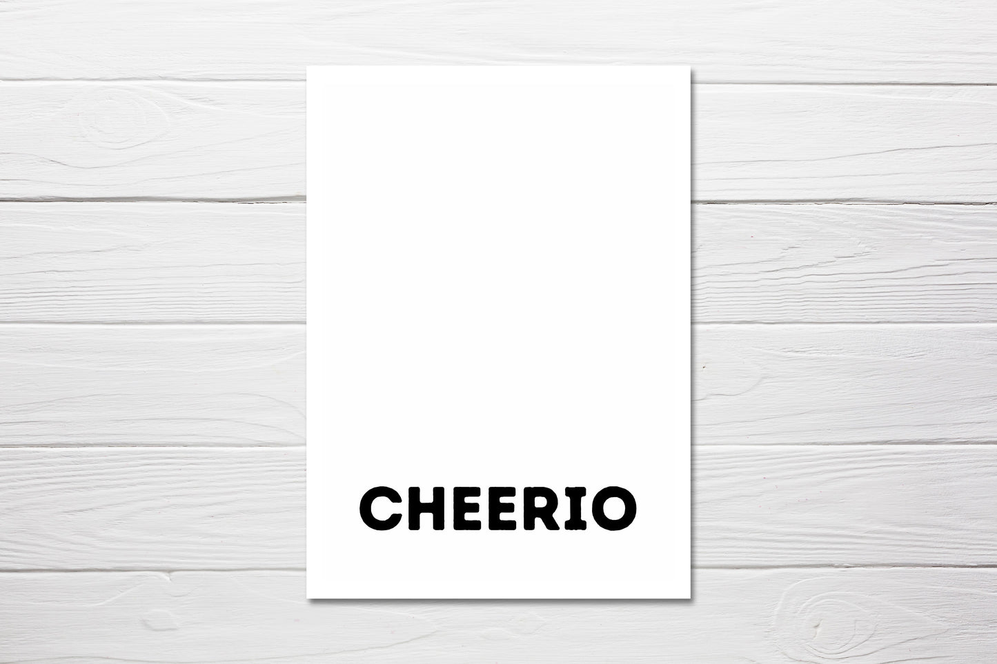 New Job Card | Cheerio | Funny Card