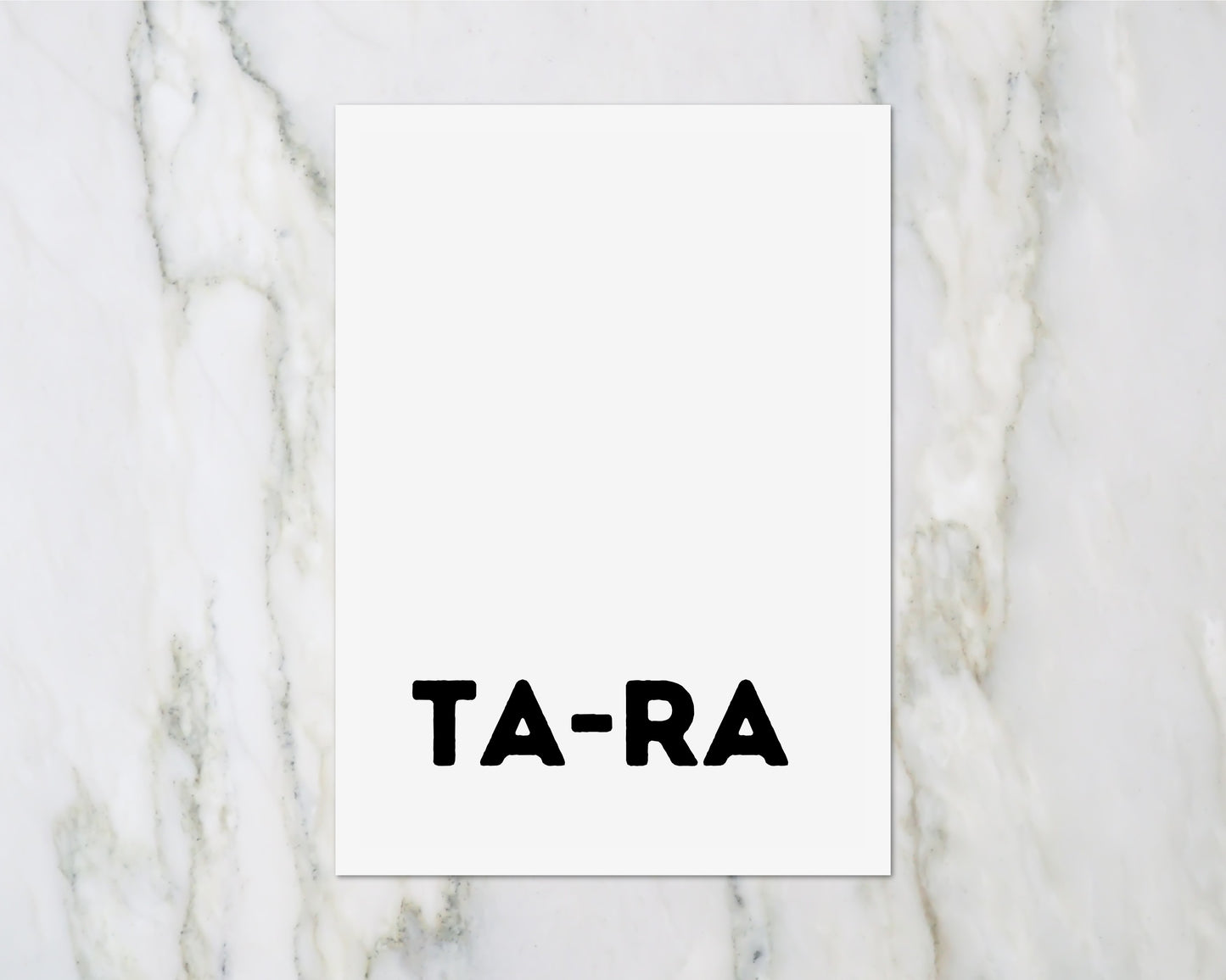 New Job Card | Ta-ra | Funny Card