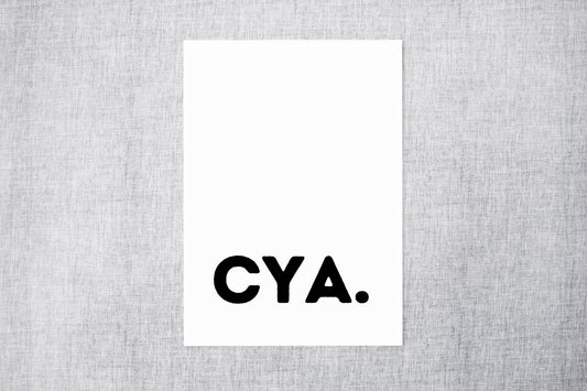 New Job Card | CYA | Funny Card