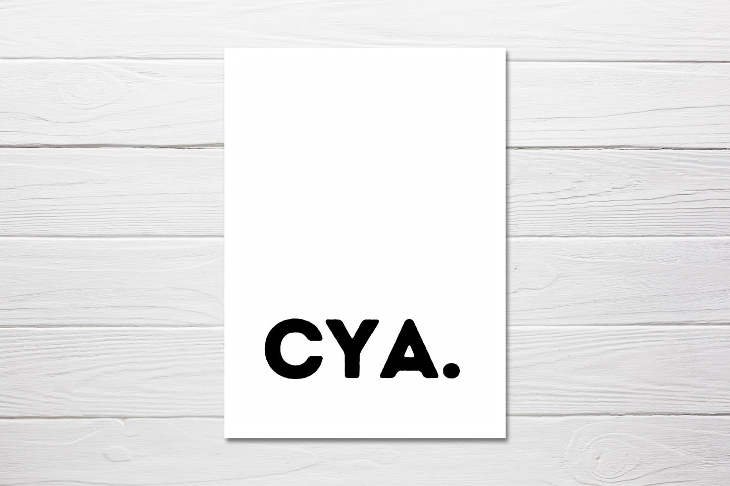 New Job Card | CYA | Funny Card