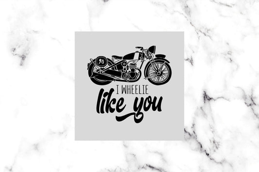 Valentines Card | I Wheelie Like You | Cute Valentine's Card | Funny Valentine's Card