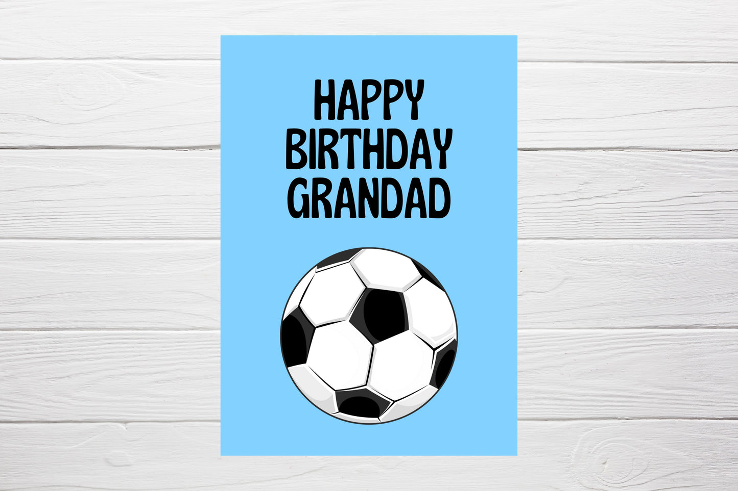 Personalised Birthday Card | Football Birthday Card | Personalised Card | Any Name