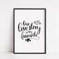 Quote Print | Our Love Story Is My Favourite | Love Print