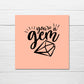 Thank You Card | You're A Gem Card | Quote Card
