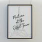 Quote Print | Meet Me At The Eiffel Tower | Travel Print - Dinky Designs