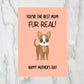 SALE - Mothers Day Card | You're The Best Mum, Fur Real! | Cute Dog Mum Card
