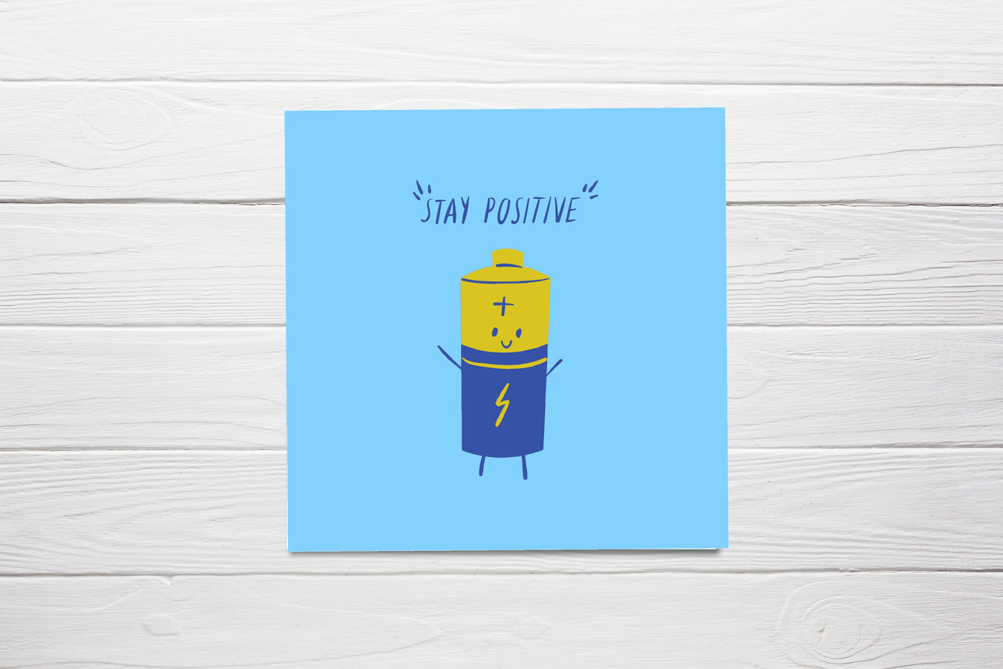 Thinking Of You Card | Stay Positive | Cute Card | Motivational Card | Positive Card