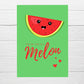 Valentines Card  | Anniversary Card | You're One In A Melon | Cute Card | Friendship Card | Love Card | Couples Card