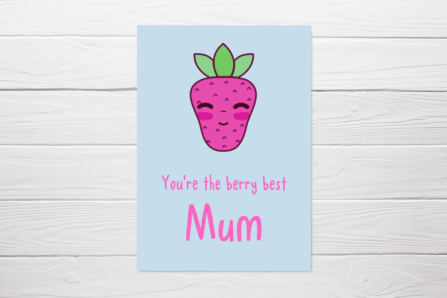 Mothers Day Card | You're The Berry Best, Mum | Cute Card