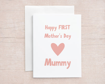 Mothers Day Card | First Mothers Day | Mummy Card