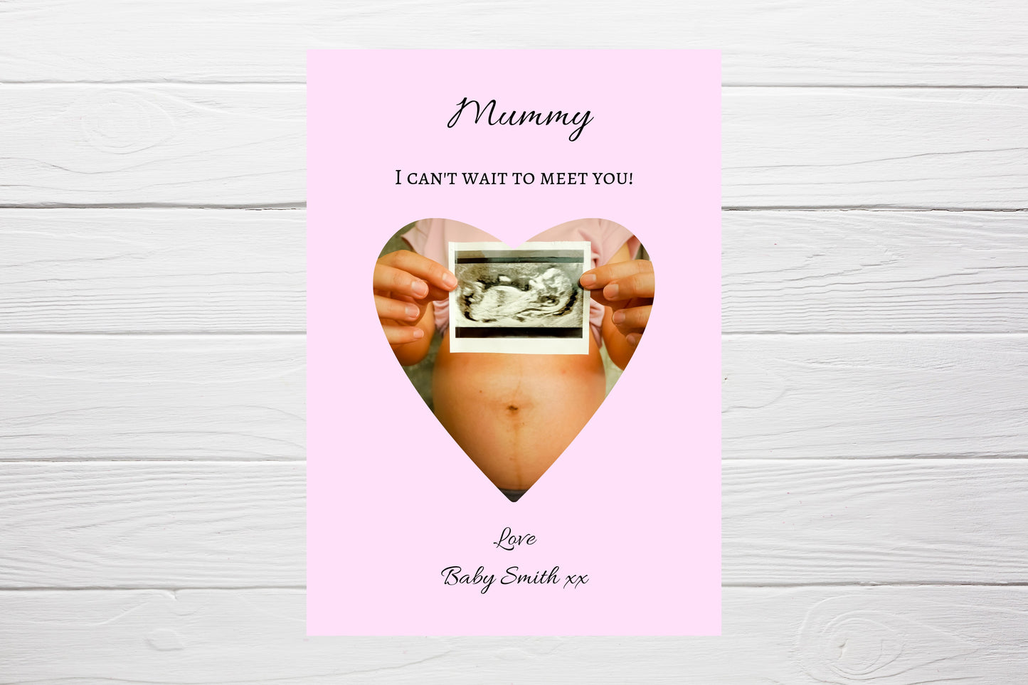 Mothers Day Card | Mummy Scan Photo Card | Mummy To Be Card | Baby Shower Card | First Mothers Day Card