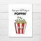 Birthday Card | Hope Your Birthday Is Poppin' | Funny Card