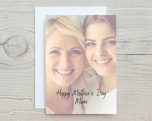 Mothers Day Card | Personalised Photo Card | Image Card