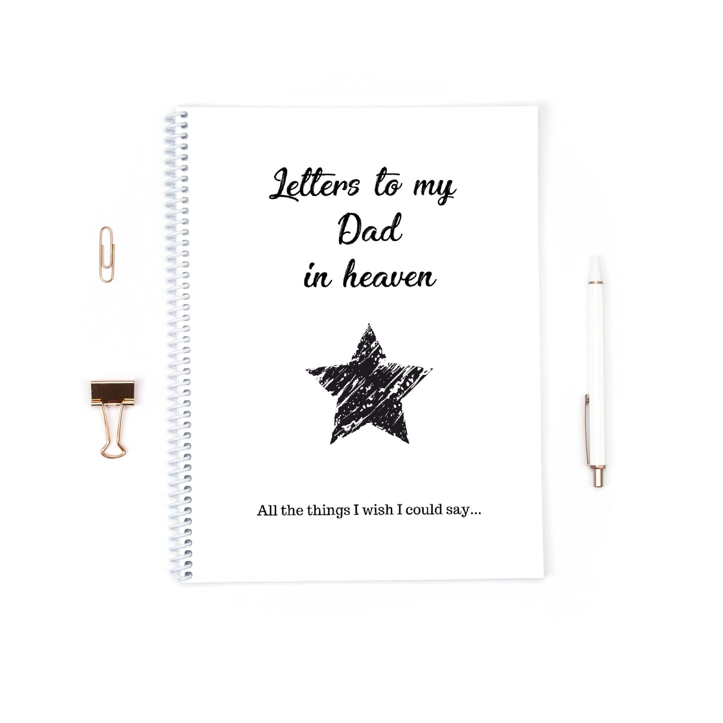 Memory Notebook | Letters To My Dad In Heaven | Notepad