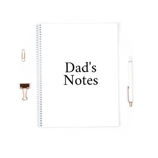 Dad's Notes | Dad Gift | Dad Notebook Gift | Dad Gift Idea