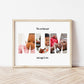 Mother's Day Print | Personalised Photo Letters | Worlds Best Mum Belongs To Me | Mother's Day Gift