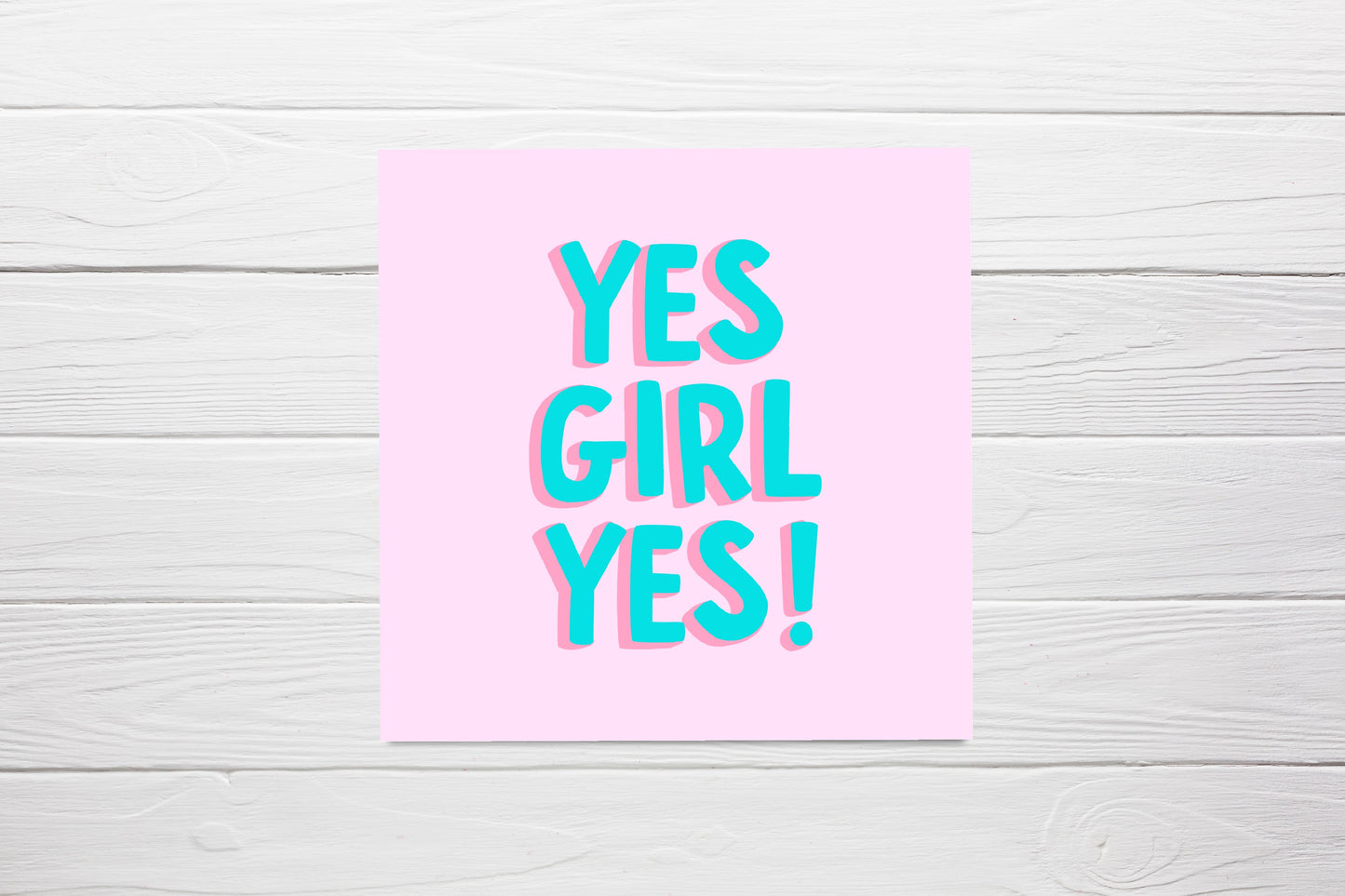 Friend Card | Yes Girls Yes | Congratulations Card | Well Done Card