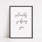 Quote Print | Silently Judging You | Funny Print