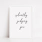 Quote Print | Silently Judging You | Funny Print