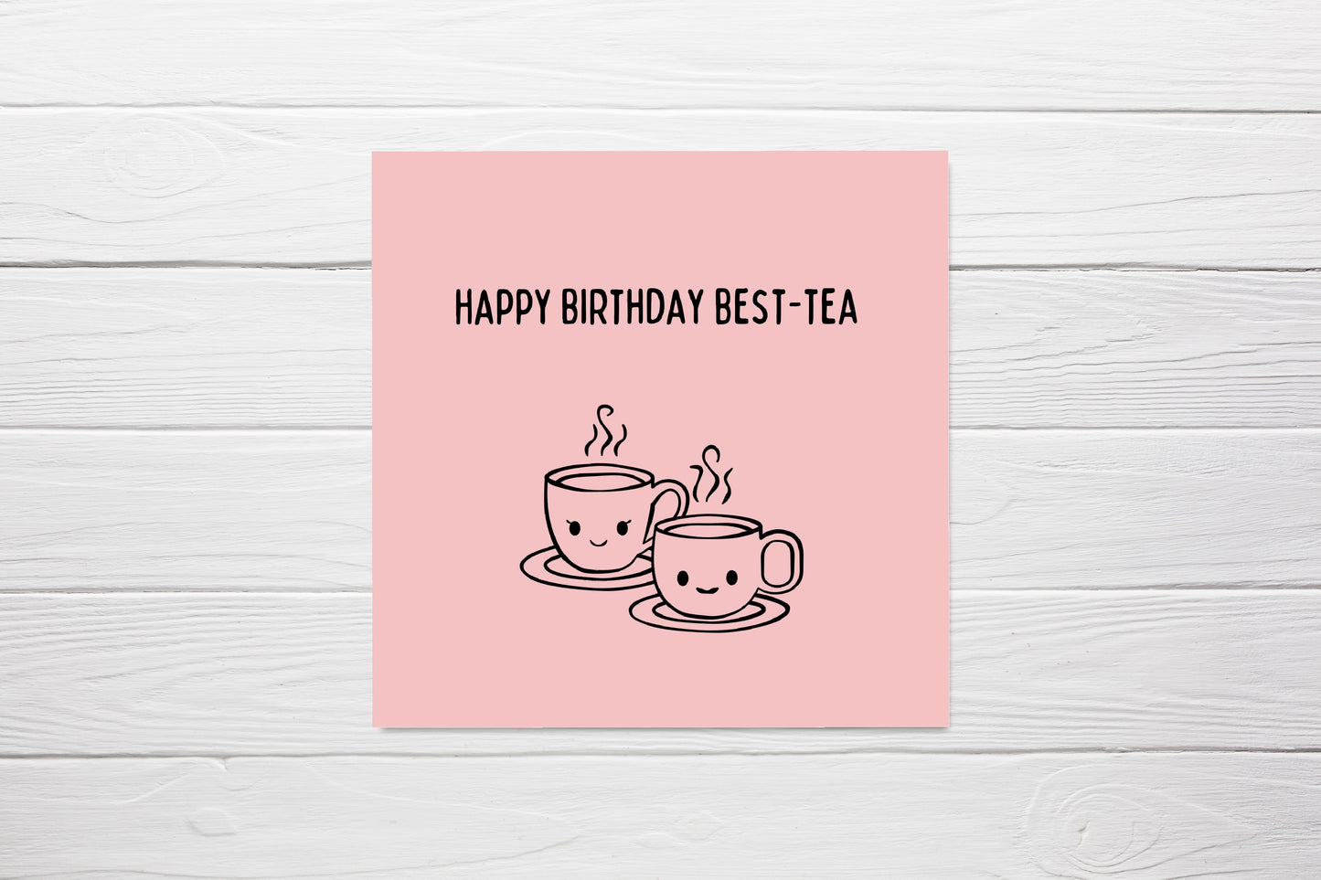 Birthday Card | Happy Birthday Best-tea | Cute Card